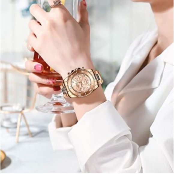Stainless Steel Chronograph Casual Wrist Watch main image 3